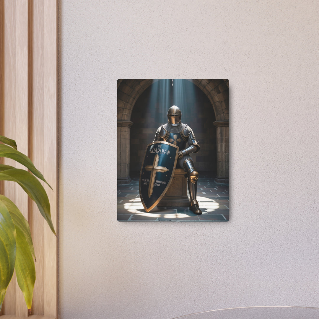 "Full Armor of God" - Guardian Father Warrior Metal Wall Art
