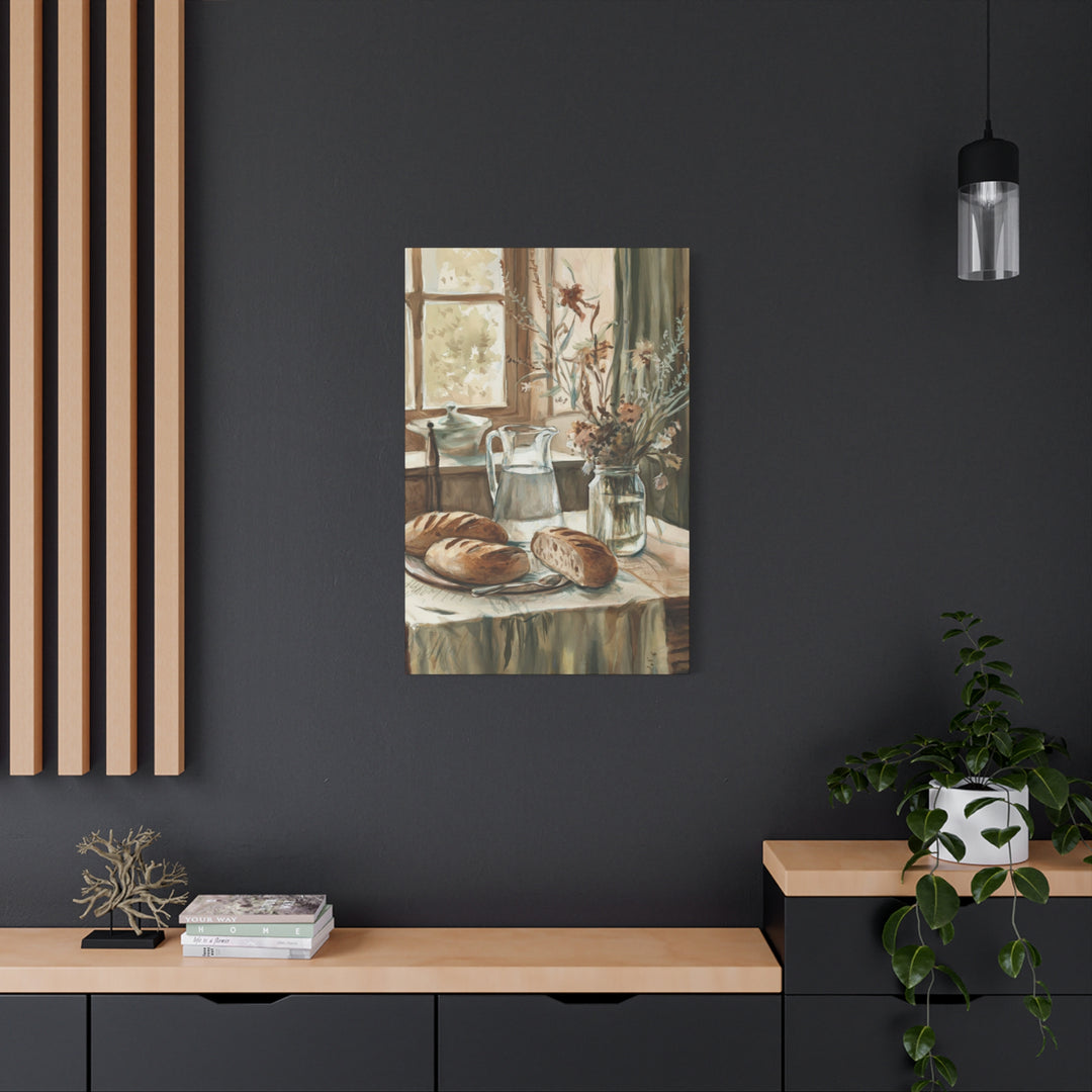 He Will Provide – Christian Kitchen Canvas Wall Art | Daily Bread Rustic Faith Decor