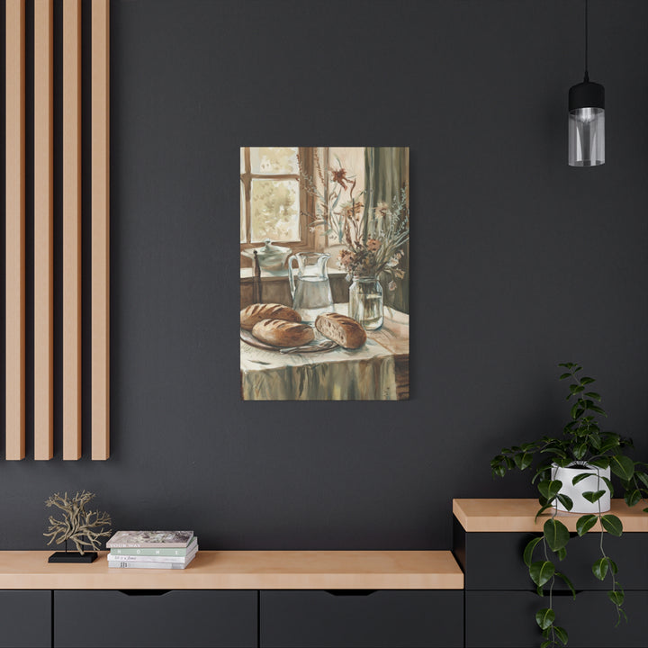 He Will Provide – Christian Kitchen Canvas Wall Art | Daily Bread Rustic Faith Decor