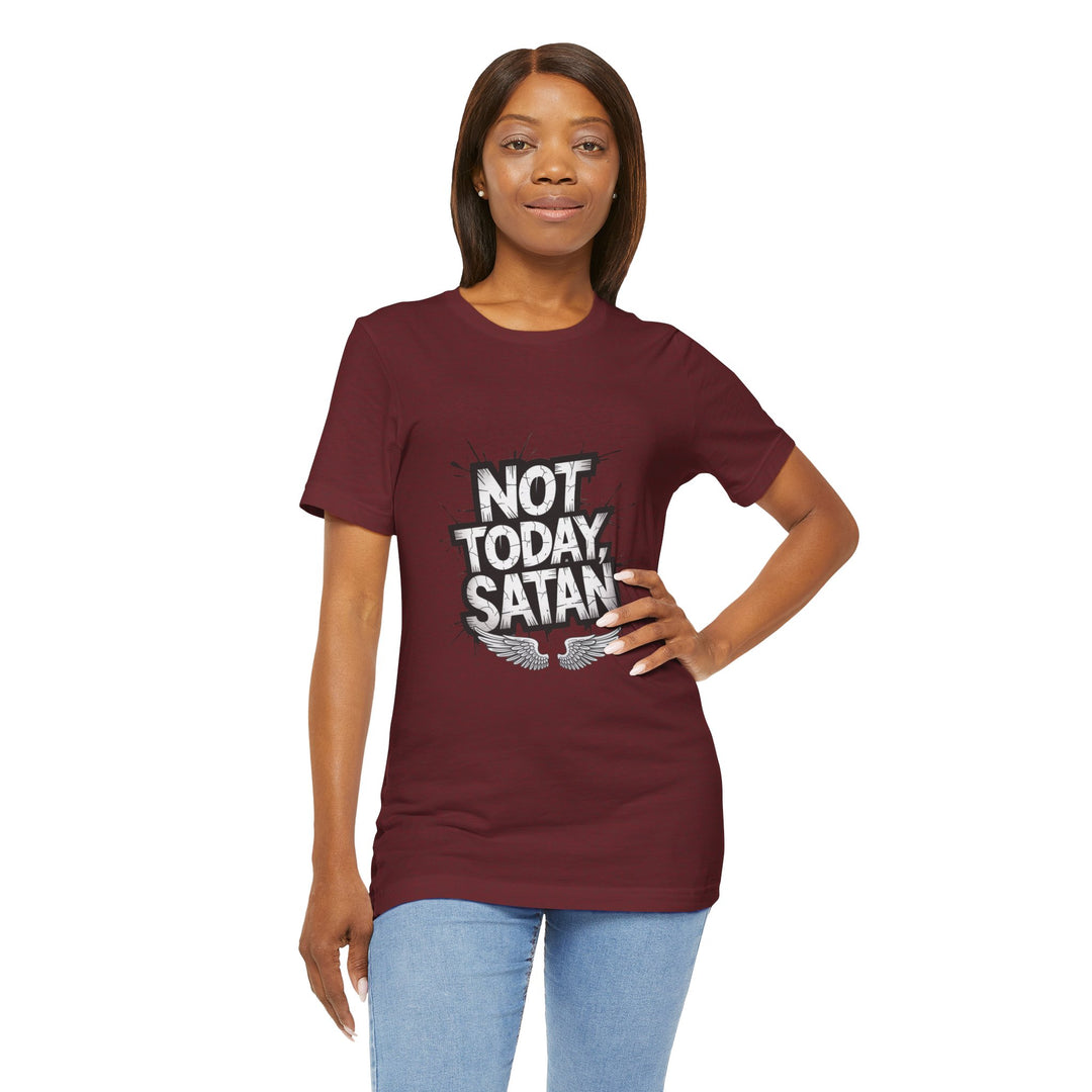 Not Today, Satan – Bold Christian Spiritual Warfare Shirt