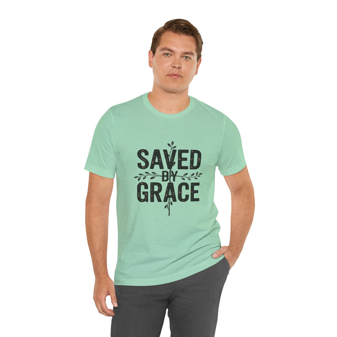 Saved by Grace – Vintage Christian Faith Shirt