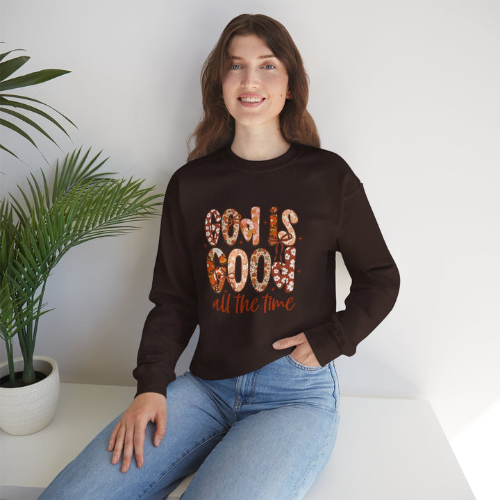 God Is Good Sweatshirt, Inspirational Crewneck, Cozy Fall Fashion, Unisex Apparel, Perfect Gift for Christians