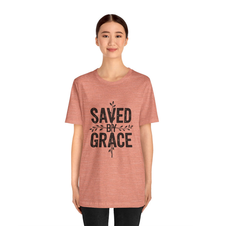 Saved by Grace – Vintage Christian Faith Shirt