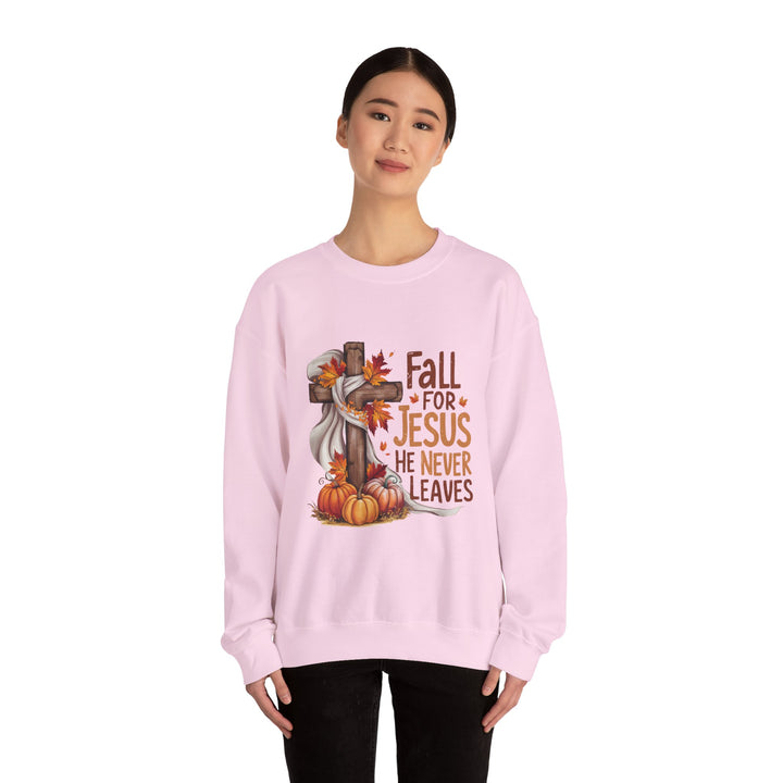 Faith-Inspired Fall Sweatshirt: Cozy Christian Apparel for Autumn, Harvest, Thanksgiving, Seasonal Comfort, Fall for Jesus