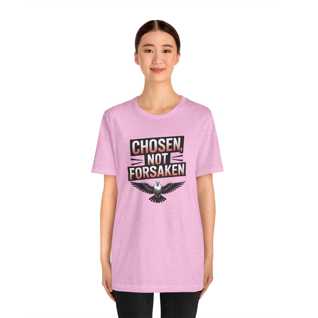 Chosen Not Forsaken Tee - Inspirational Unisex Jersey T-Shirt, Faith-Based Apparel, Motivational Gift, Casual Wear, Spiritual Fashion