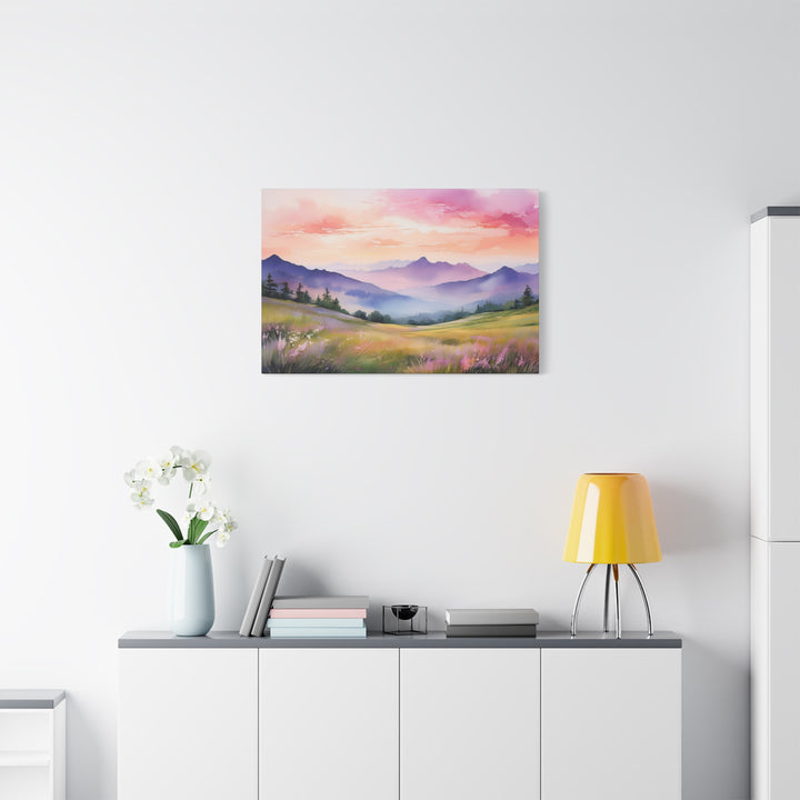 Canvas Print - Eyes to the Hills Inspired by Psalm 121