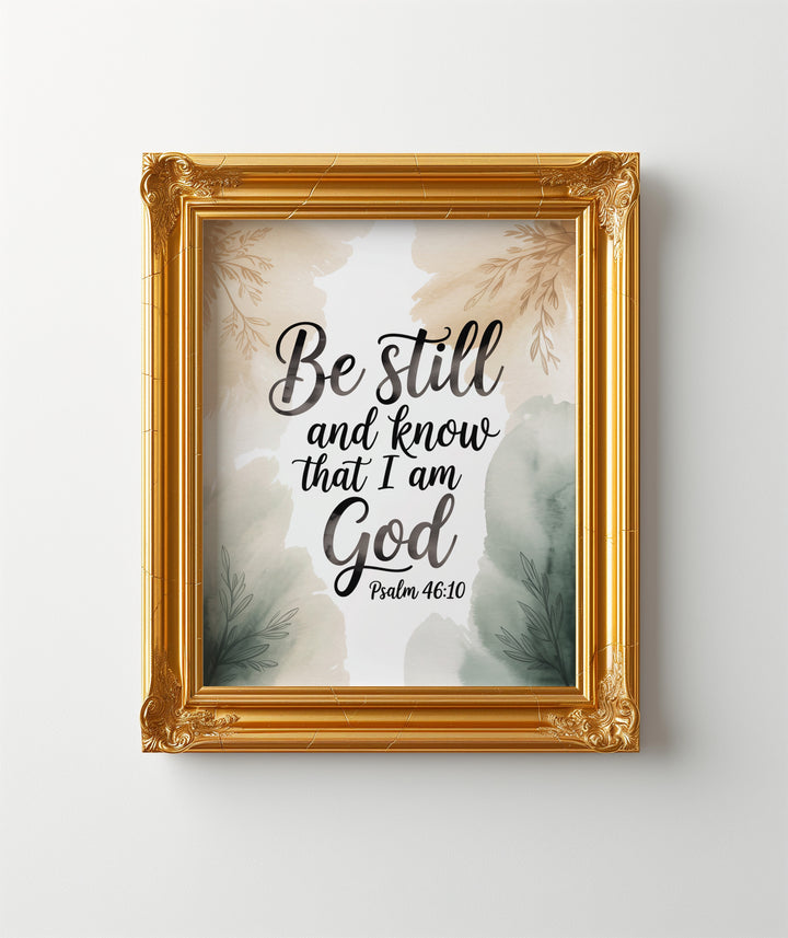 Be Still - Free Digital Print (Psalm 46:10)