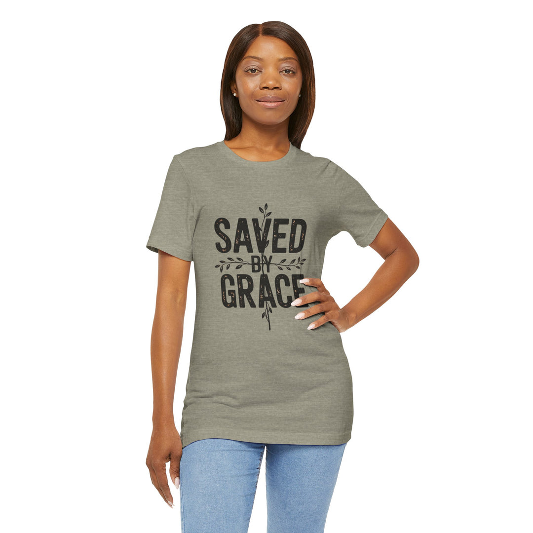 Saved by Grace – Vintage Christian Faith Shirt