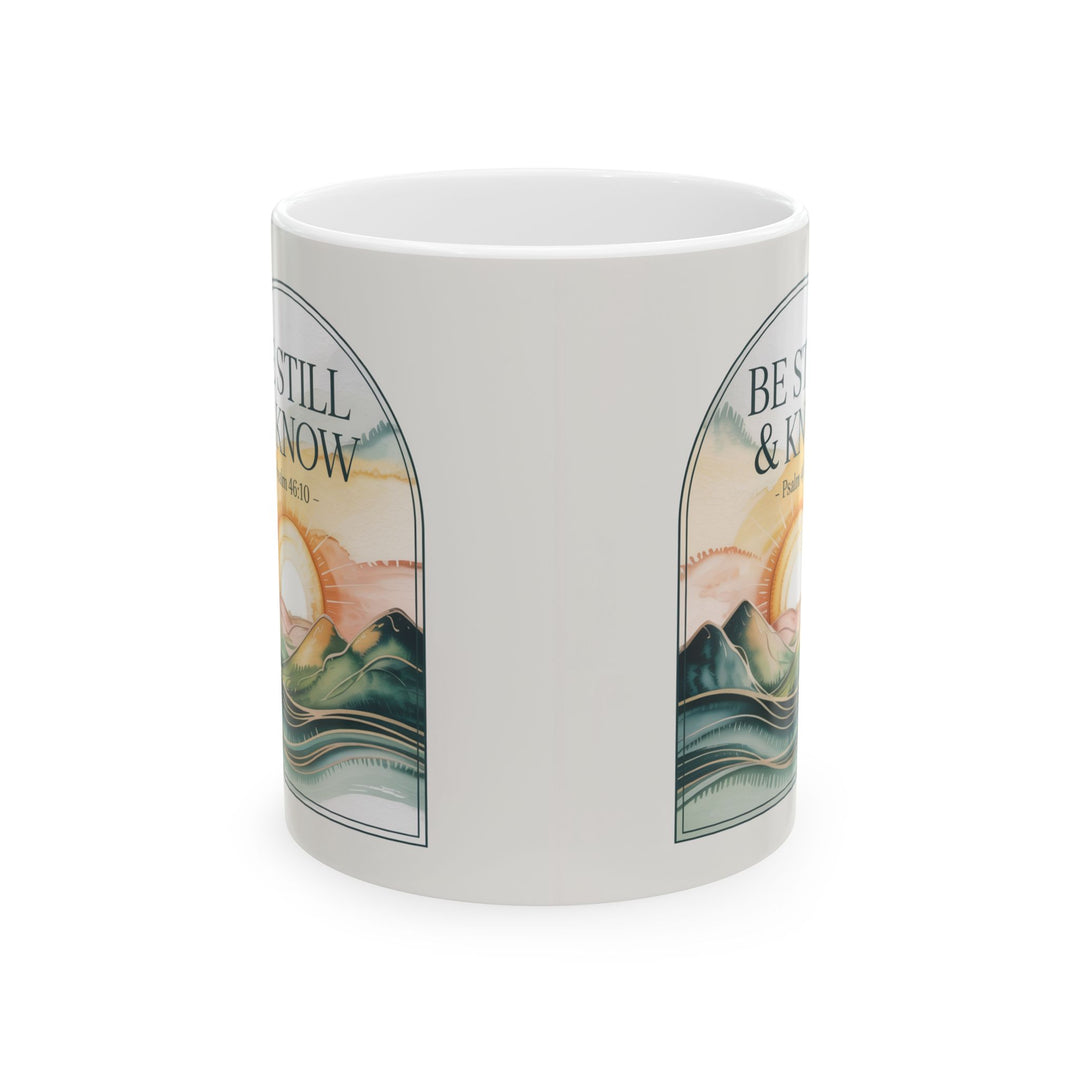 Be Still & Know – Psalm 46:10 Christian Mug