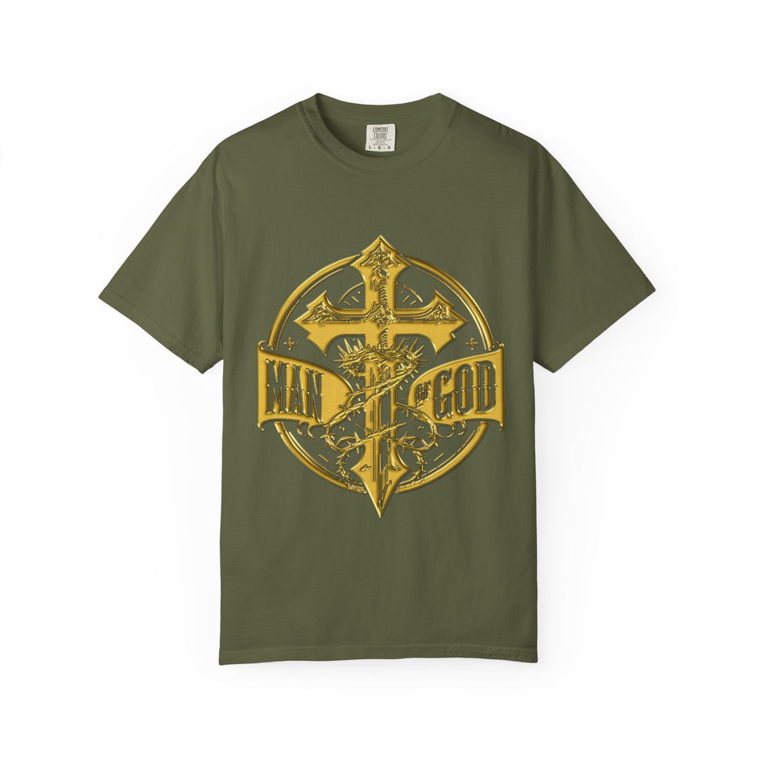 Warrior Spirit T-shirt - Royal Identity Gold Crest Design