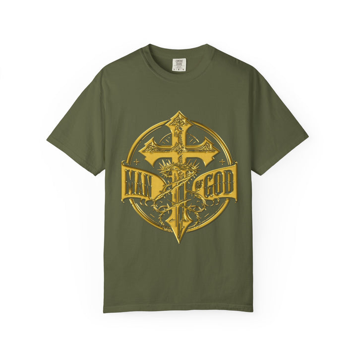 Warrior Spirit T-shirt - Royal Identity Gold Crest Design
