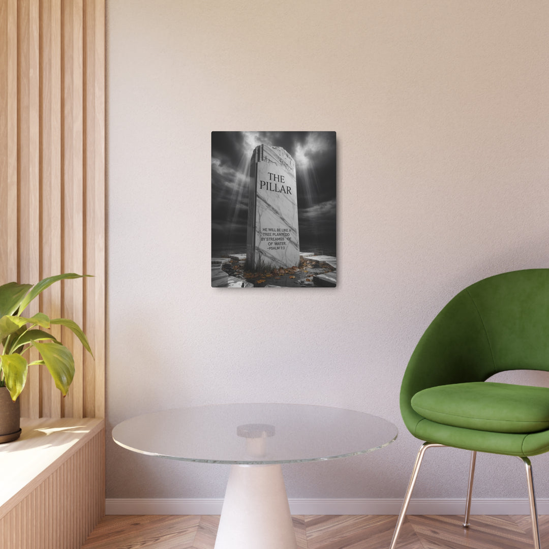 "The Pillar" - Spiritual Fatherhood Psalm 1:3 Metal Wall Art