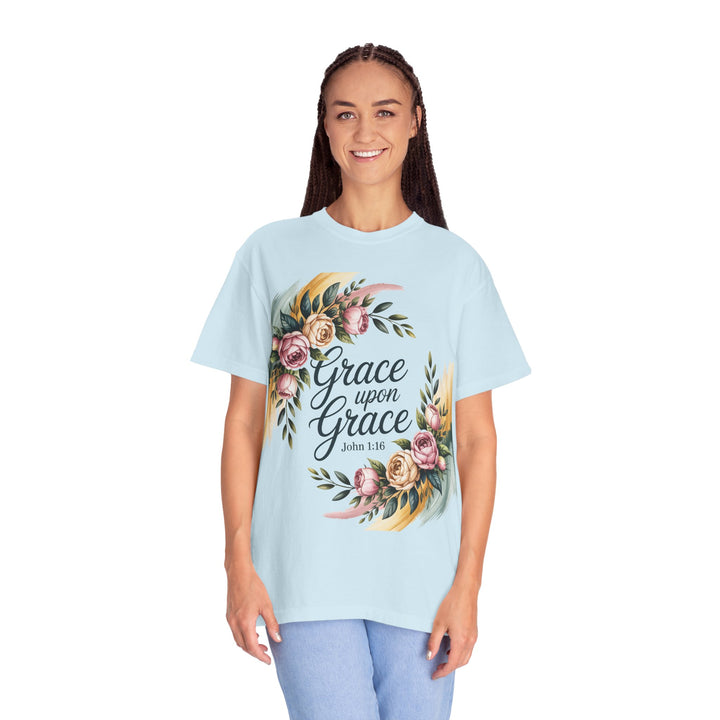 Grace Upon Grace Unisex T-shirt - John 1:16 Christian Gift for Women