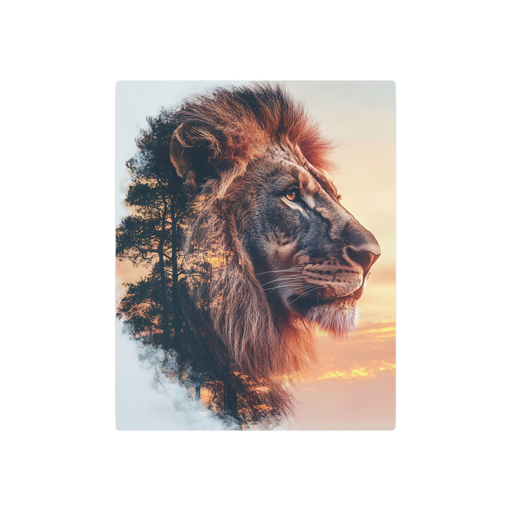 Majestic Lion Metal Art Sign – Nature-Inspired Home Decor for Animal Lovers