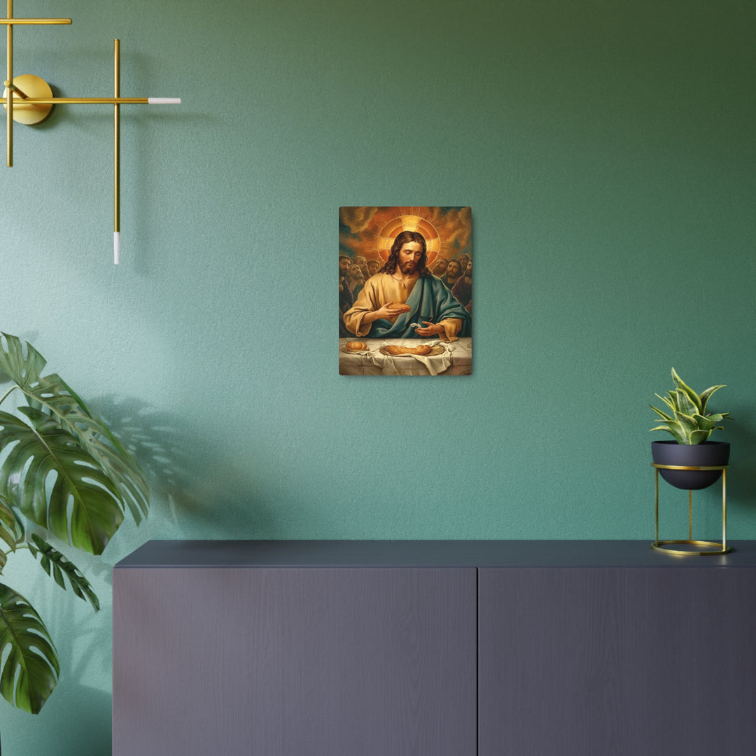 "The Last Supper - Breaking of Bread" - Sacred Metal Wall Art