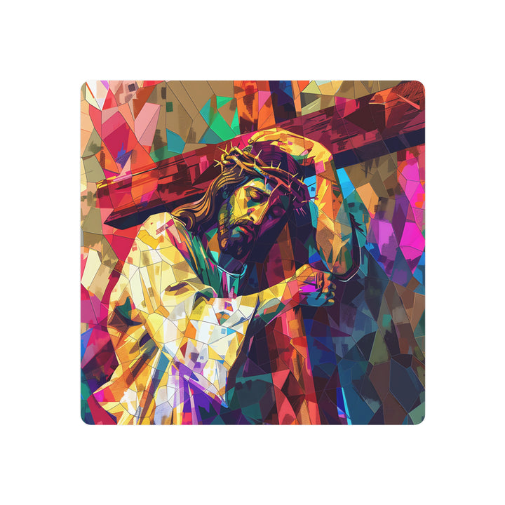 The Cross of Light – Jesus Metal Wall Art