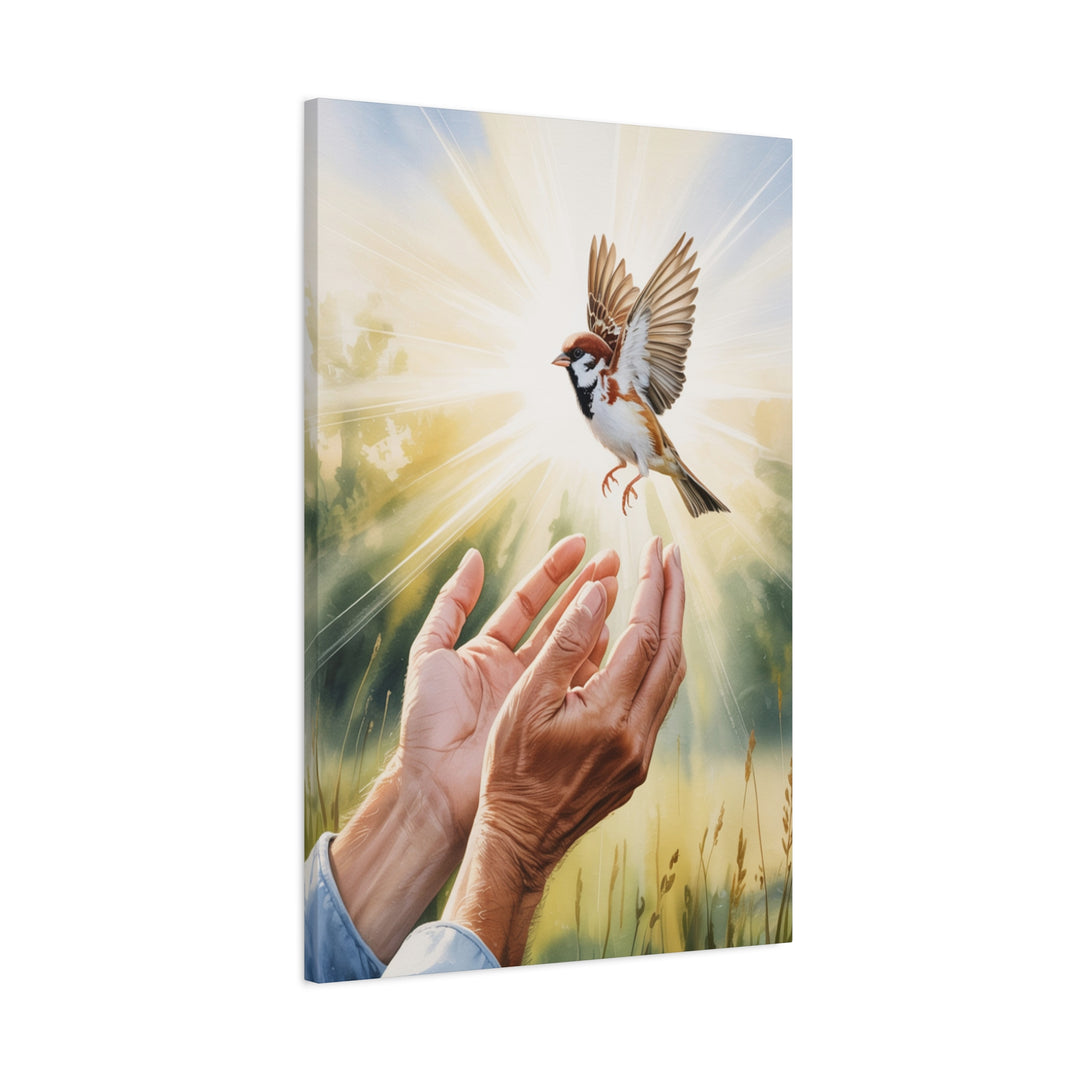 Cast Your Cares – 1 Peter 5:7 | Christian Wall Art for Peace and Encouragement