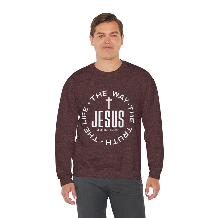 Jesus The Way, The Truth, and The Life Sweatshirt