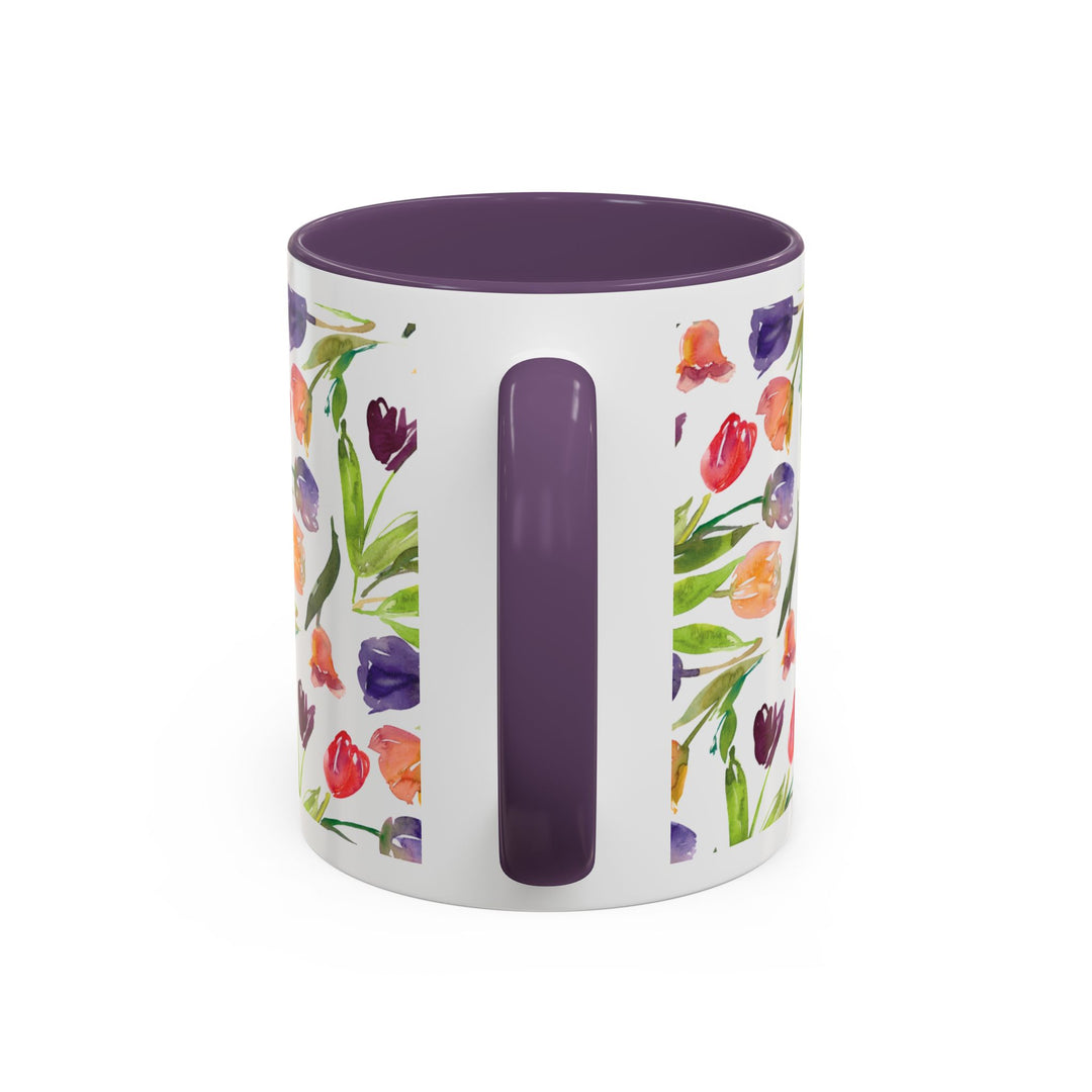 Be Joyful Always – Watercolor Tulip Scripture Mug