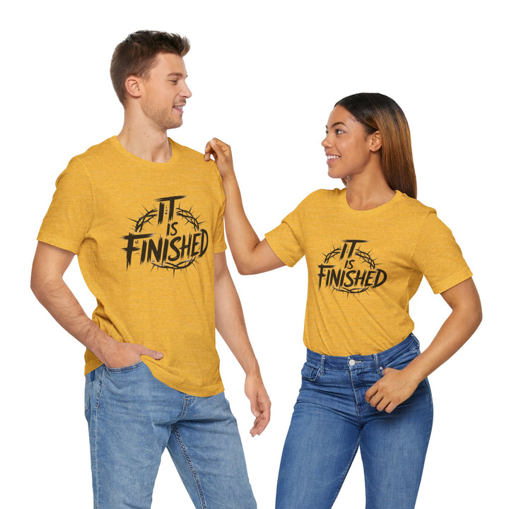 It Is Finished – Bold Christian Redemption Shirt (John 19:30)