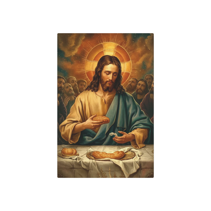 "The Last Supper - Breaking of Bread" - Sacred Metal Wall Art