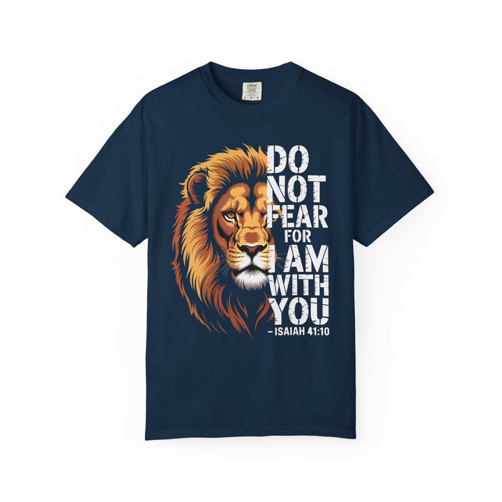 Christian Lion T-Shirt – Isaiah 41:10 Unisex Tee | Do Not Fear Scripture Apparel