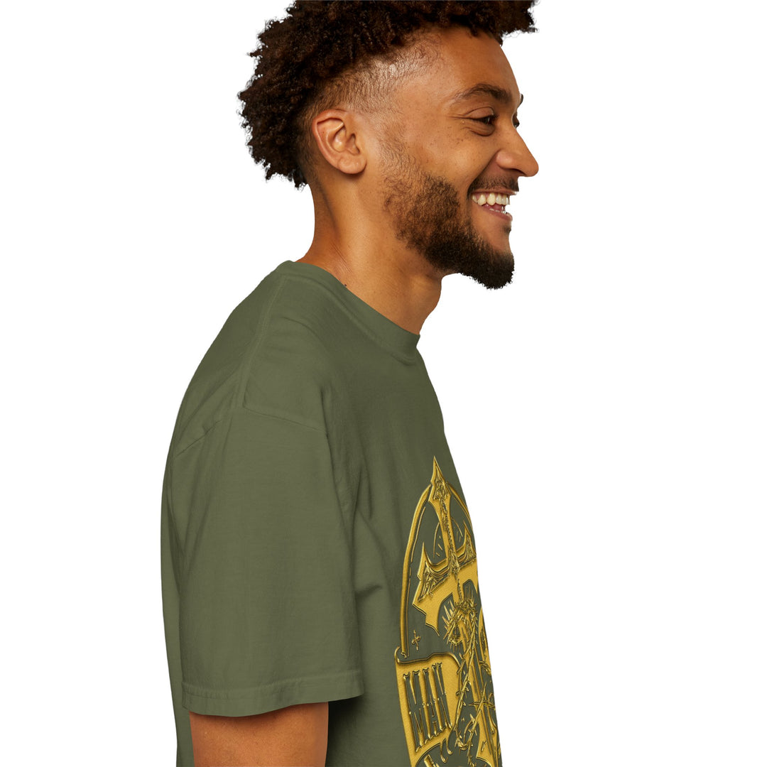 Warrior Spirit T-shirt - Royal Identity Gold Crest Design