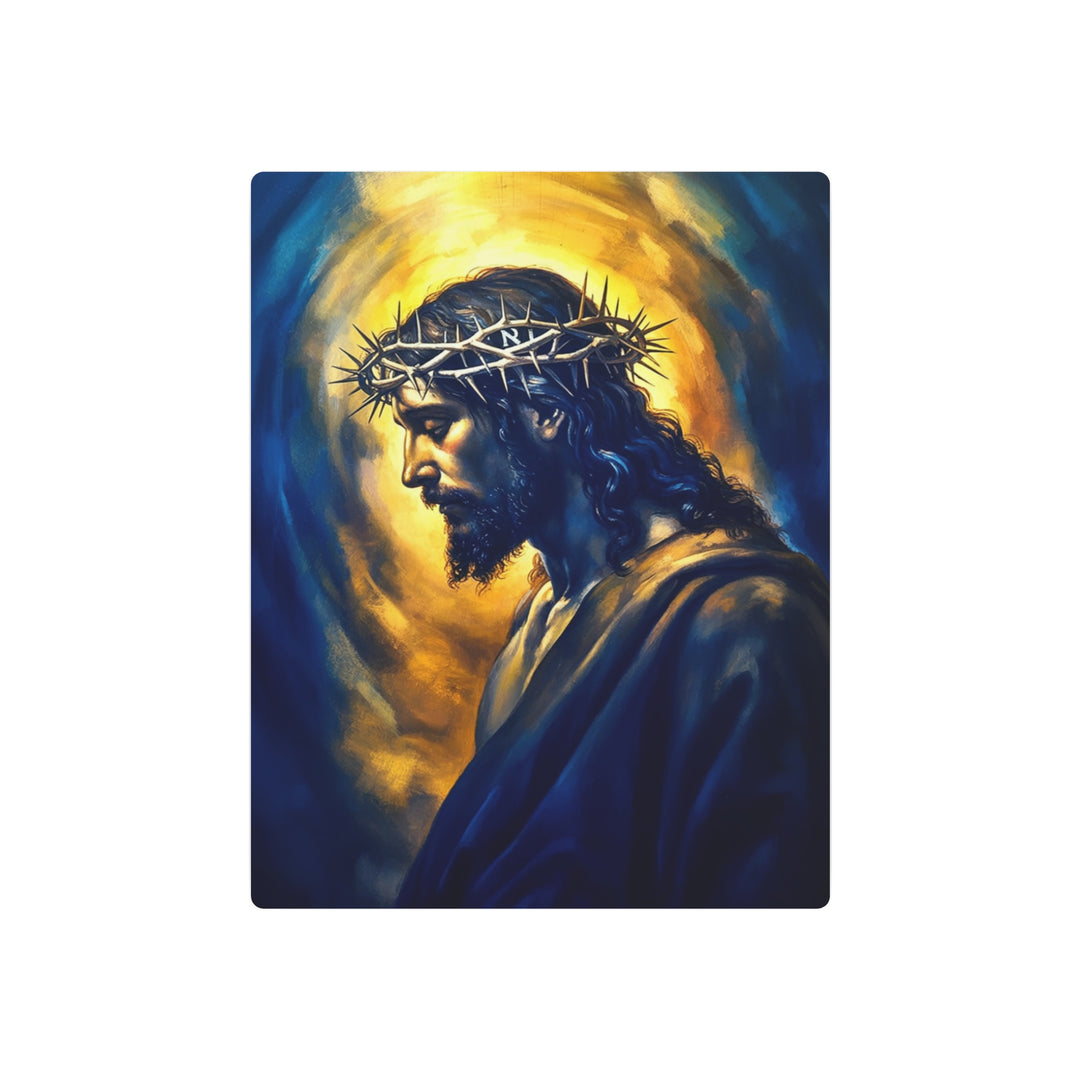 "Crown of Thorns - Divine Glory" - Christ's Victory Metal Wall Art