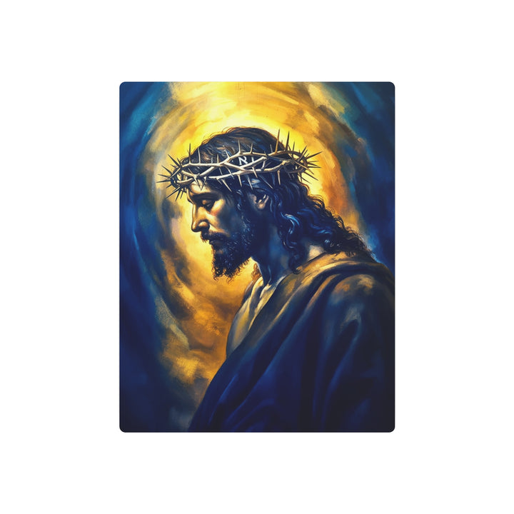 "Crown of Thorns - Divine Glory" - Christ's Victory Metal Wall Art