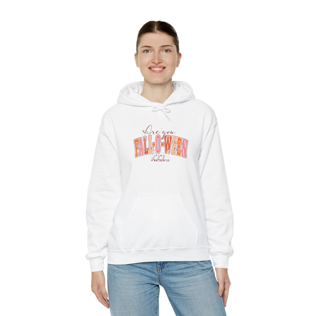 Fall-O-Ween Hoodie Sweatshirt - Matthew 4:19 Retro Style Design
