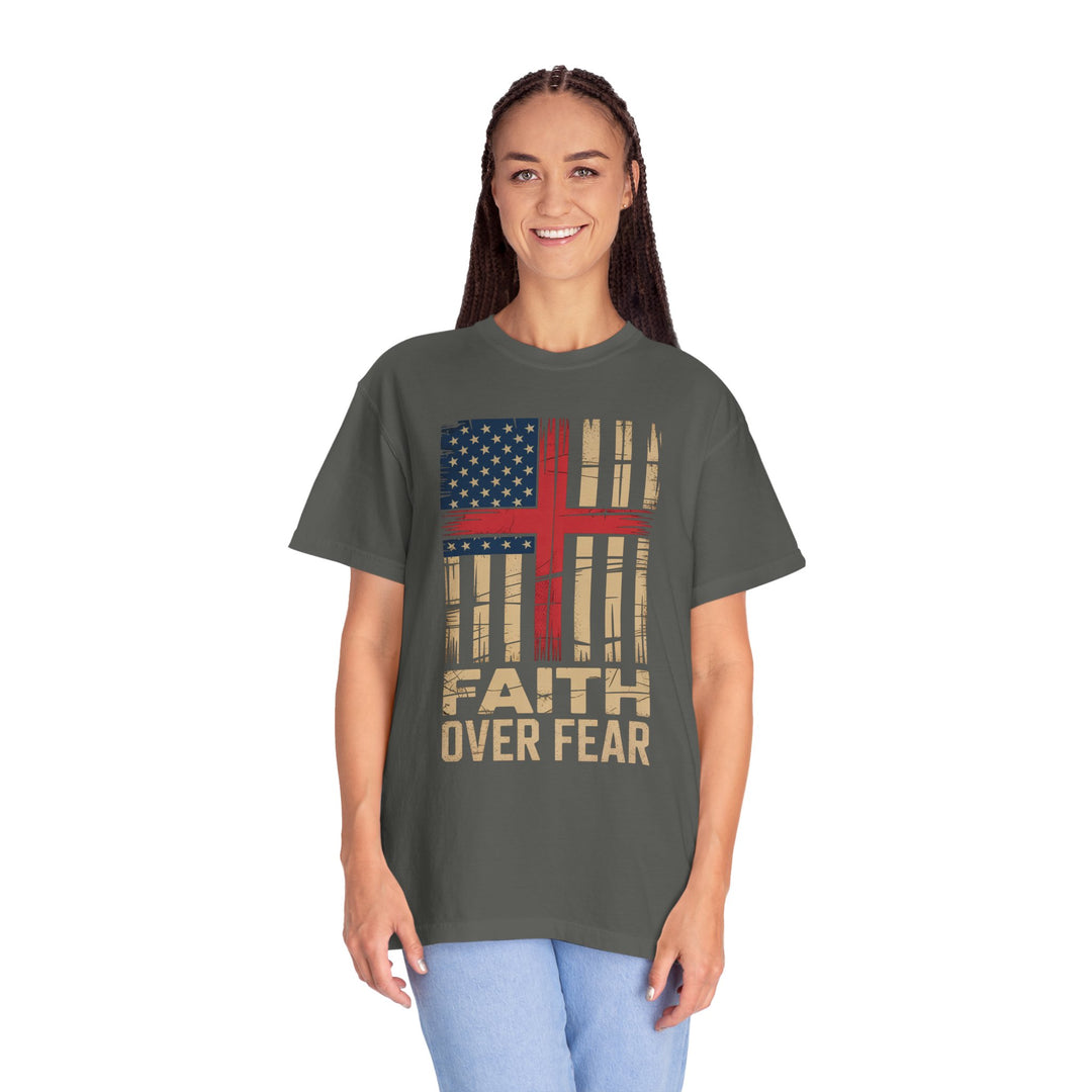 Faith Over Fear Patriotic T-shirt