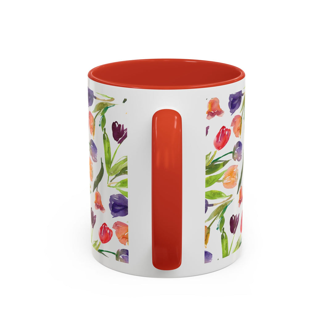 Be Joyful Always – Watercolor Tulip Scripture Mug