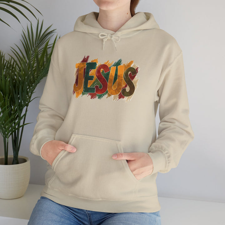 Fall Harvest Jesus Hoodie Sweatshirt - Rustic Autumn Faith Apparel