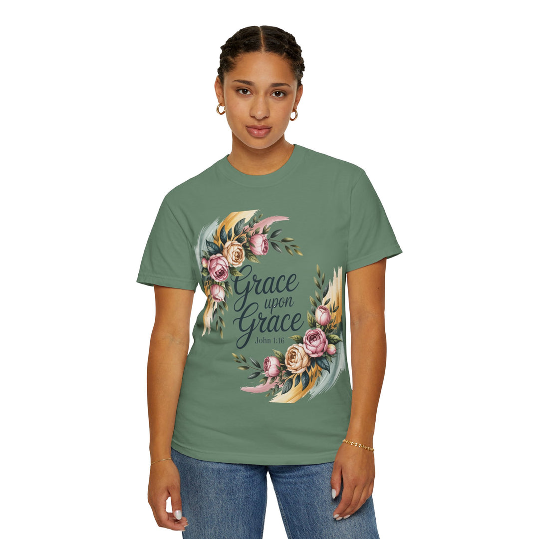 Grace Upon Grace Unisex T-shirt - John 1:16 Christian Gift for Women