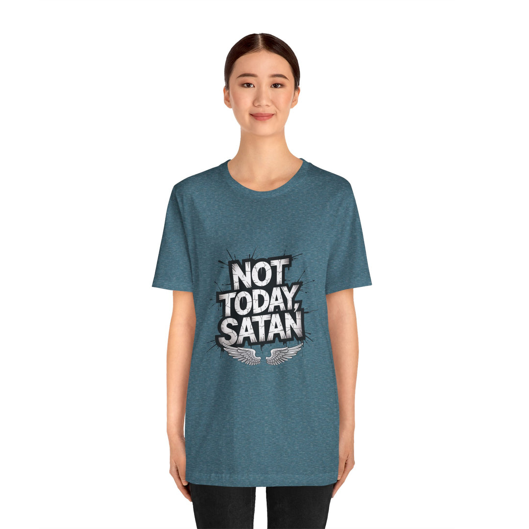 Not Today, Satan – Bold Christian Spiritual Warfare Shirt