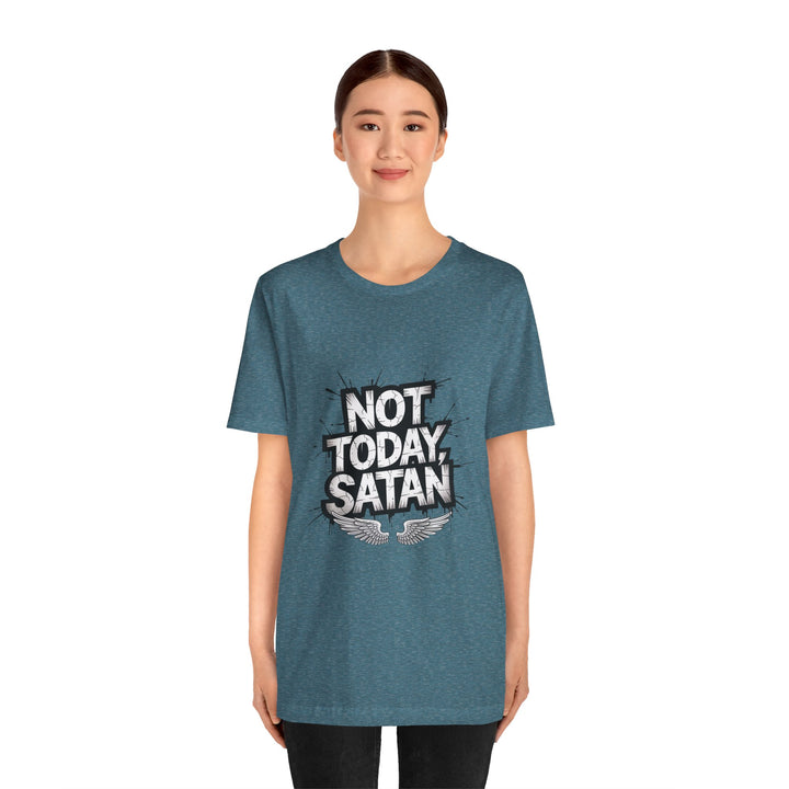 Not Today, Satan – Bold Christian Spiritual Warfare Shirt