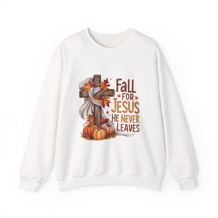 Faith-Inspired Fall Sweatshirt: Cozy Christian Apparel for Autumn, Harvest, Thanksgiving, Seasonal Comfort, Fall for Jesus