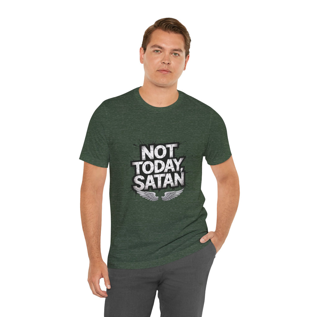 Not Today, Satan – Bold Christian Spiritual Warfare Shirt