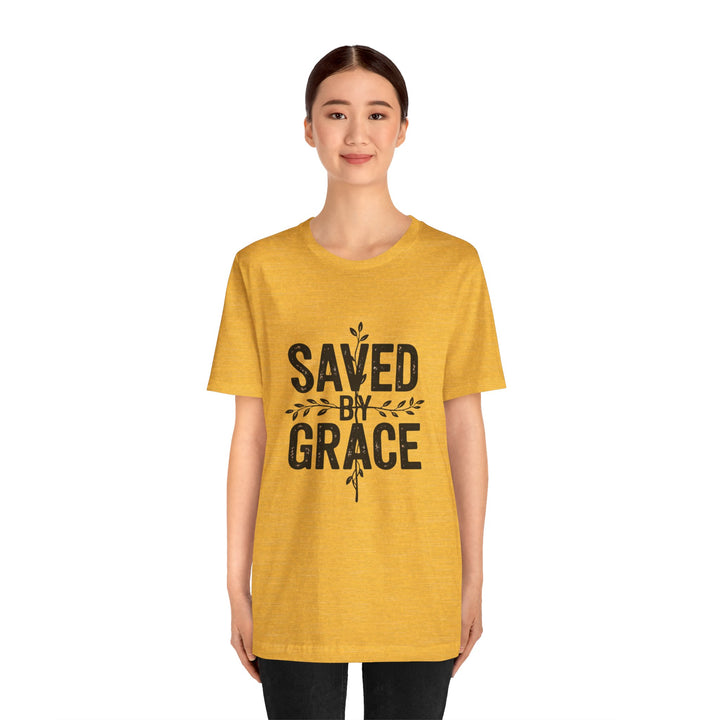 Saved by Grace – Vintage Christian Faith Shirt