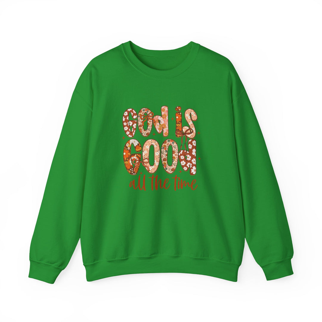 God Is Good Sweatshirt, Inspirational Crewneck, Cozy Fall Fashion, Unisex Apparel, Perfect Gift for Christians