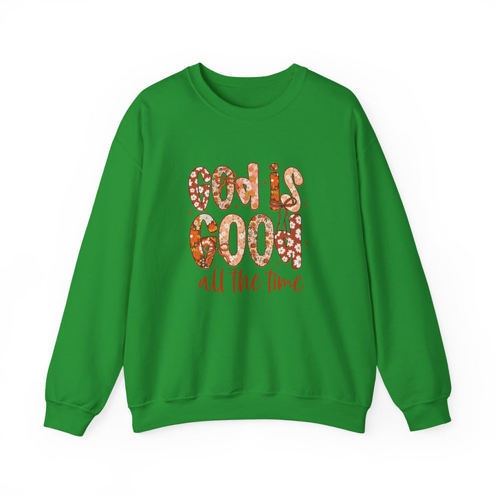 God Is Good Sweatshirt, Inspirational Crewneck, Cozy Fall Fashion, Unisex Apparel, Perfect Gift for Christians