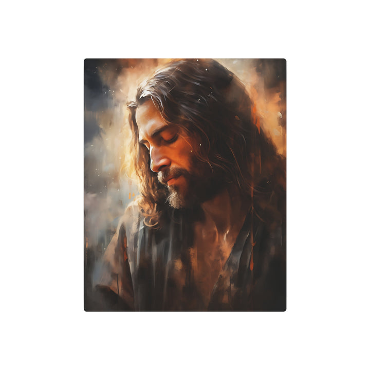 Inspirational Jesus Metal Art Sign - Faith Wall Decor