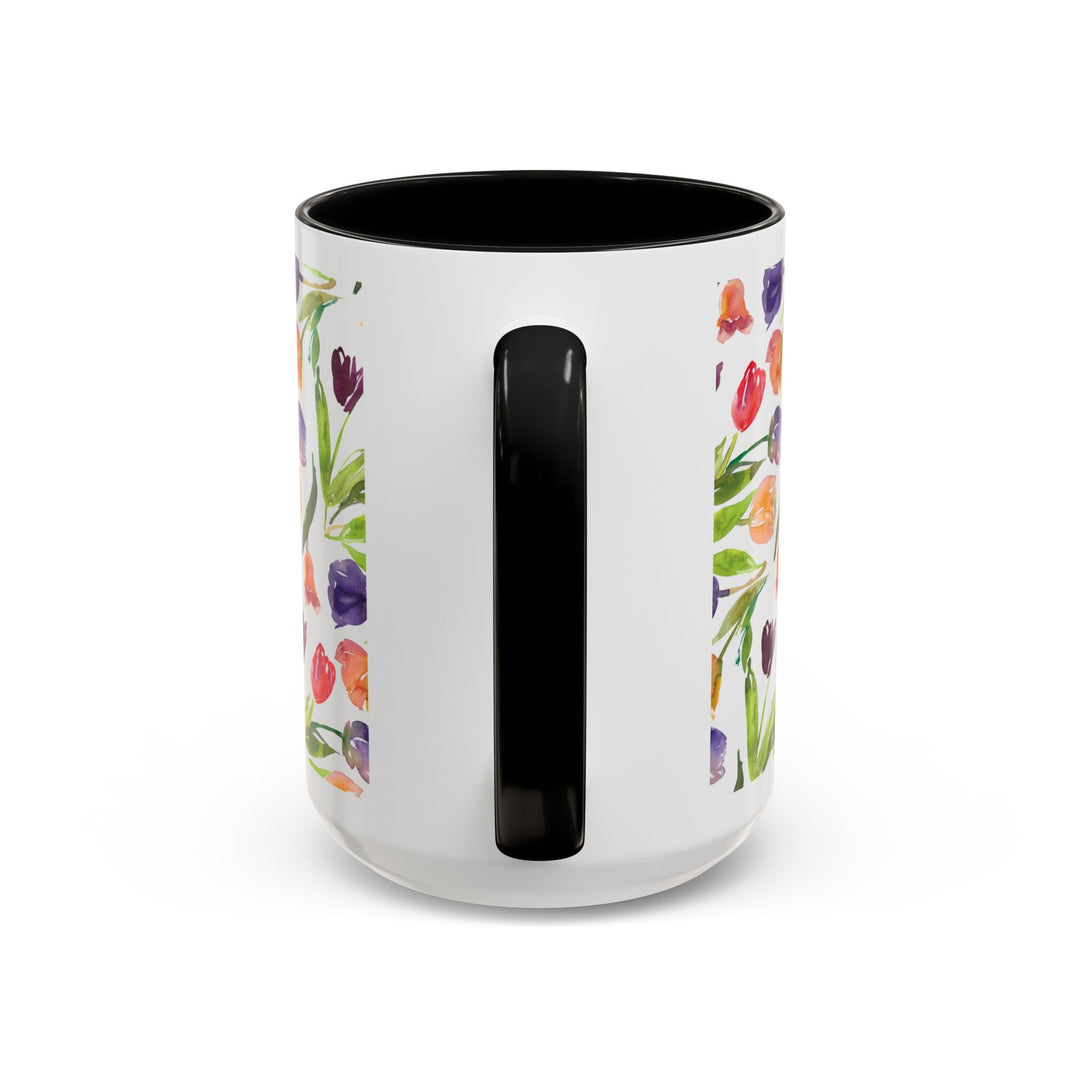 Be Joyful Always – Watercolor Tulip Scripture Mug
