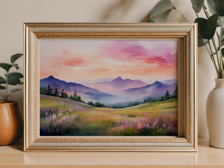 Whispers from the Psalms – Digital Watercolor Landscape Art Set | Scripture-Inspired Nature Prints