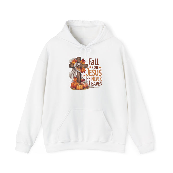 Christian Hoodie - Fall for Jesus Inspirational Unisex Sweatshirt