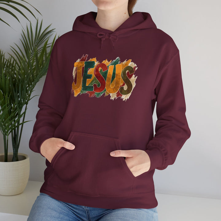 Fall Harvest Jesus Hoodie Sweatshirt - Rustic Autumn Faith Apparel