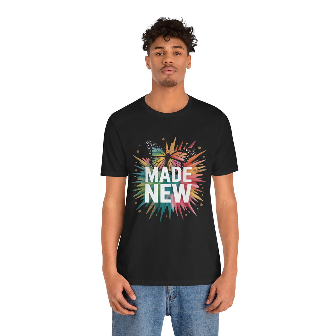 Made New – Christian Butterfly Transformation Shirt (2 Corinthians 5:17)