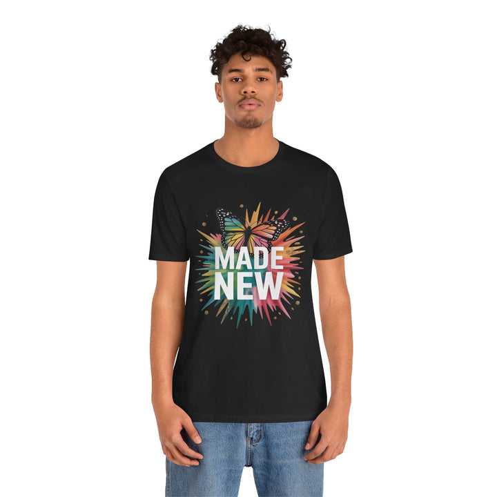 Made New – Christian Butterfly Transformation Shirt (2 Corinthians 5:17)