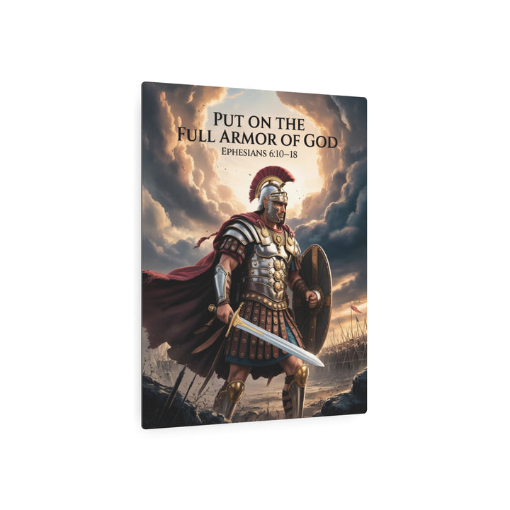 "Armor of God" - Spiritual Warrior Metal Wall Art