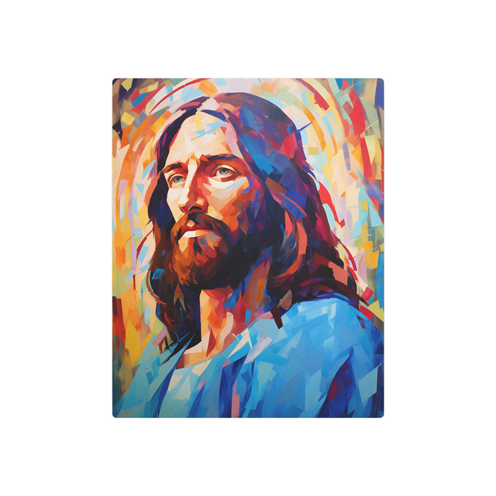 Religious Metal Art Sign - Inspirational Jesus Wall Decor